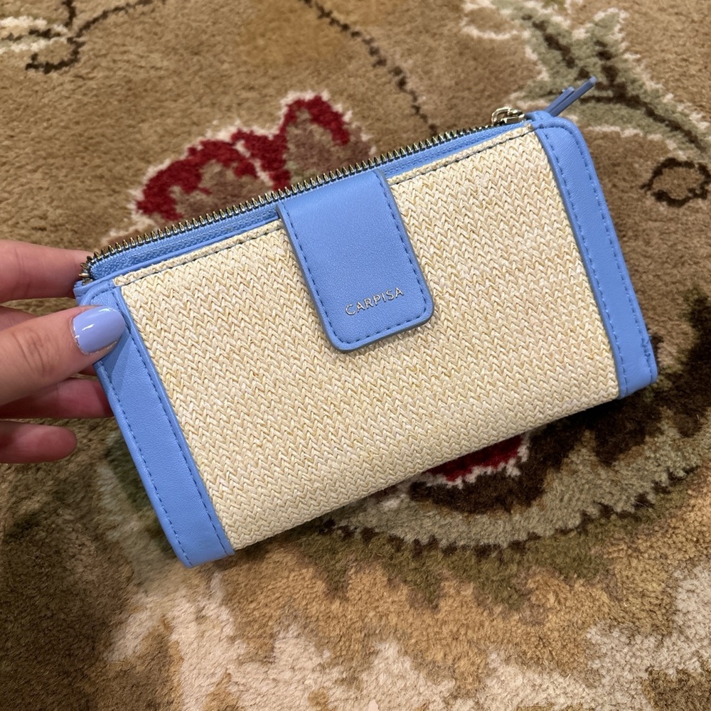 Carpisa Blue and Cream Women's Wallet